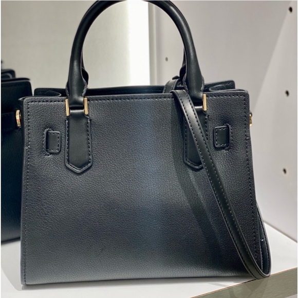 Michael Kors Hamilton Small Satchel Crossbody Bag Black - Picture 8 of 8